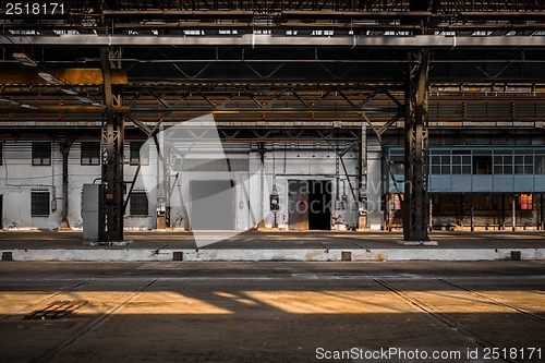 Image of Industrial interior of an old factory