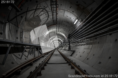 Image of Underground tunnel for the subway