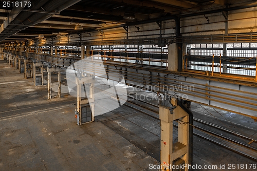 Image of Large industrial hall of a repair station