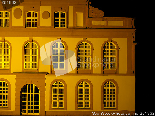 Image of illuminated house