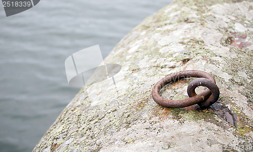 Image of Rusty mooring 