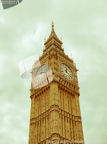 Image of Retro looking Big Ben