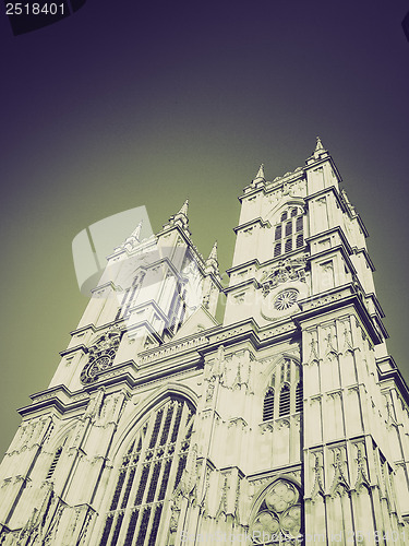 Image of Vintage sepia Westminster Abbey