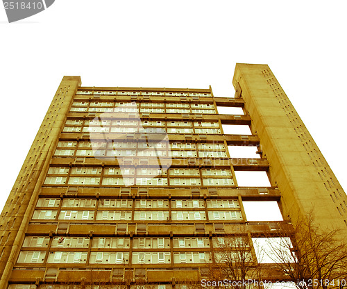 Image of Retro looking Baffron Tower London