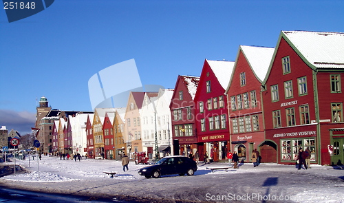 Image of Bryggen - wintertime 2