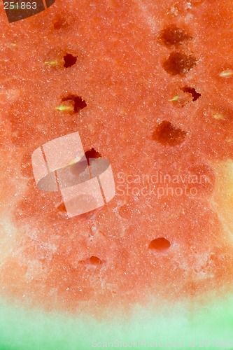 Image of Watermelon flesh texture

