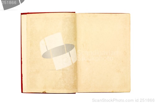 Image of Blank pages of a old book

