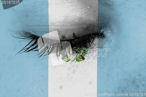 Image of Crying woman, pain and grief concept