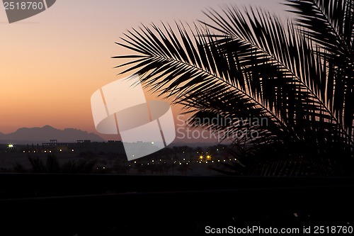 Image of marsa alam in egypt sunset