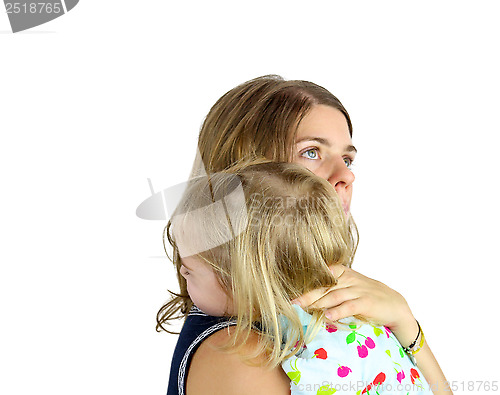 Image of Mother carrying her baby
