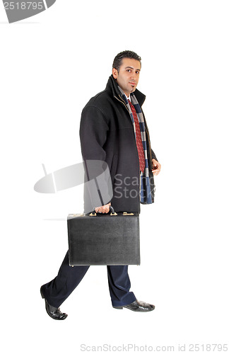 Image of Businessman with briefcase.