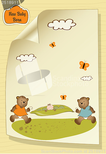 Image of baby announcement card