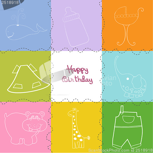 Image of happy birthday greeting card