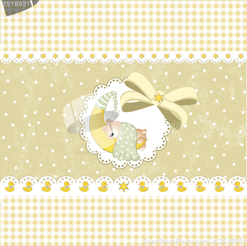 Image of baby boy shower card