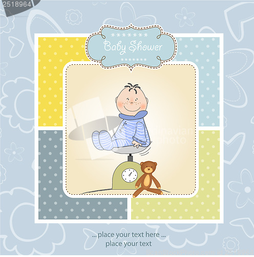 Image of baby shower announcement