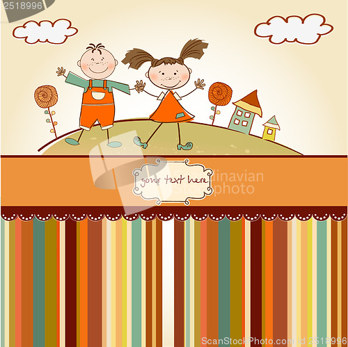 Image of happy friends