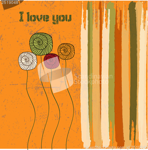 Image of i love you - valentine card