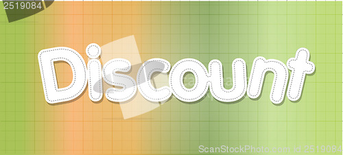 Image of discount label