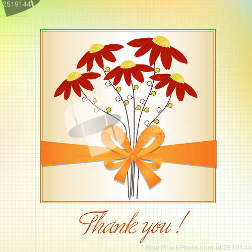 Image of thank you card