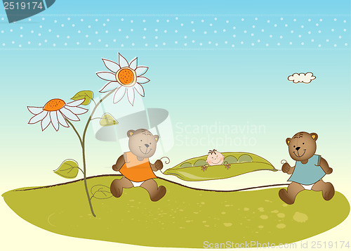 Image of baby announcement card