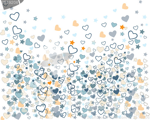 Image of love colorful seamless patterns