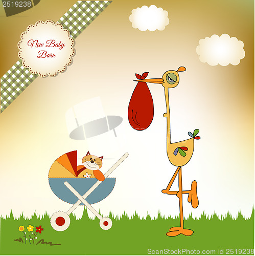 Image of baby shower card