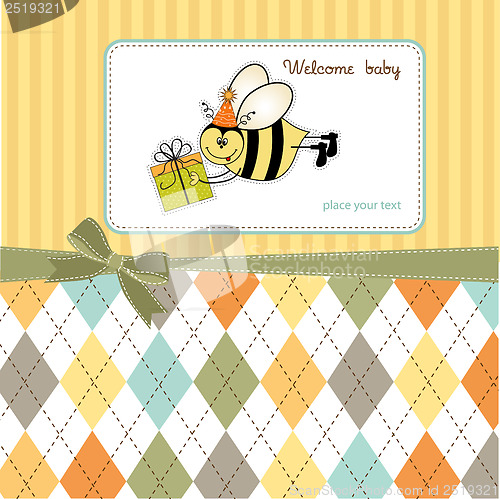 Image of birthday card with bee