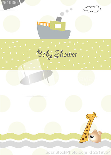 Image of baby announcement card