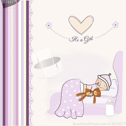 Image of welcome new baby girl