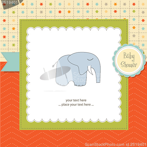 Image of new baby boy announcement card