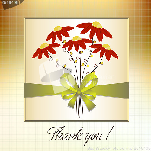 Image of thank you card