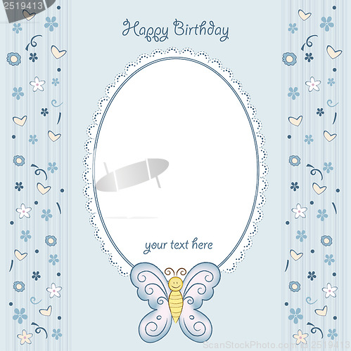 Image of butterfly birthday card