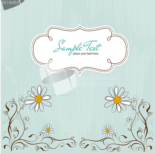 Image of seamless pattern background with flowers