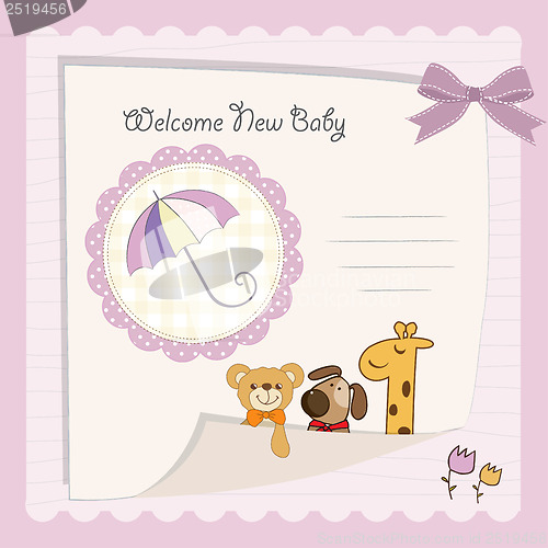 Image of baby shower card