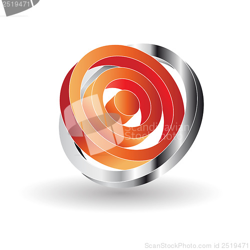 Image of 3d abstract sign