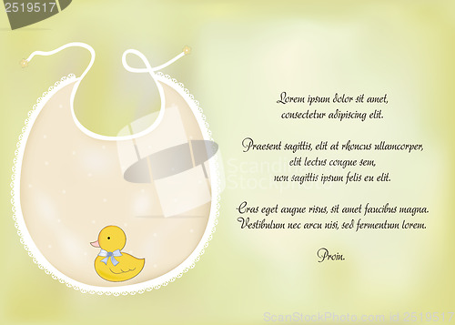 Image of baby announcement card