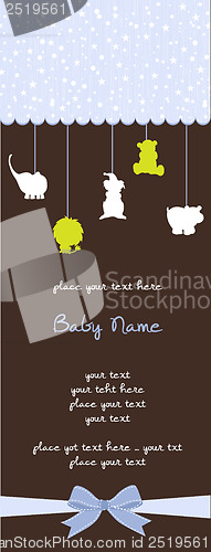 Image of baby shower card