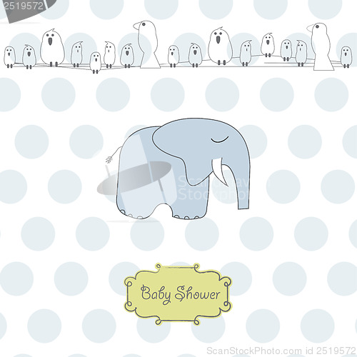 Image of new baby boy announcement card