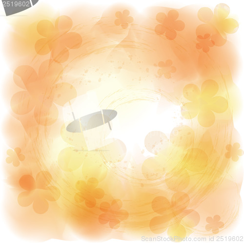 Image of seamless pattern background with flowers