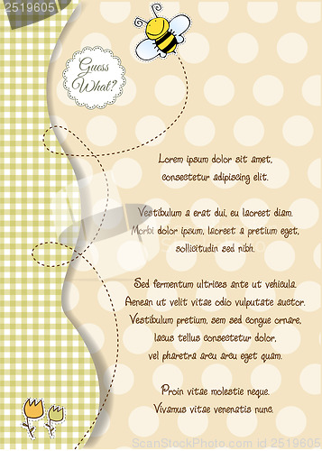 Image of baby announcement card