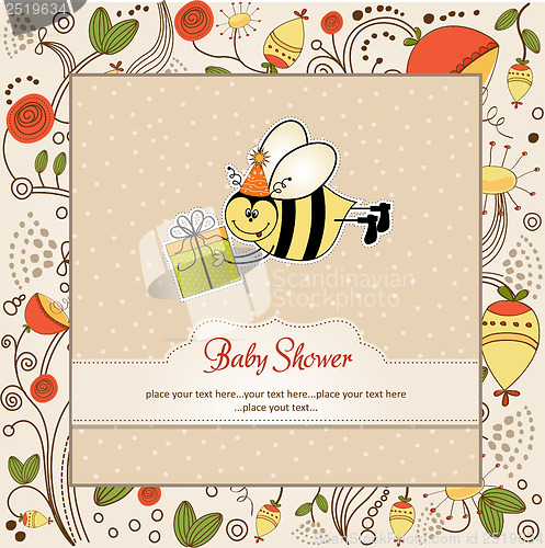 Image of birthday card with bee