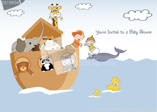 Image of baby shower announcement