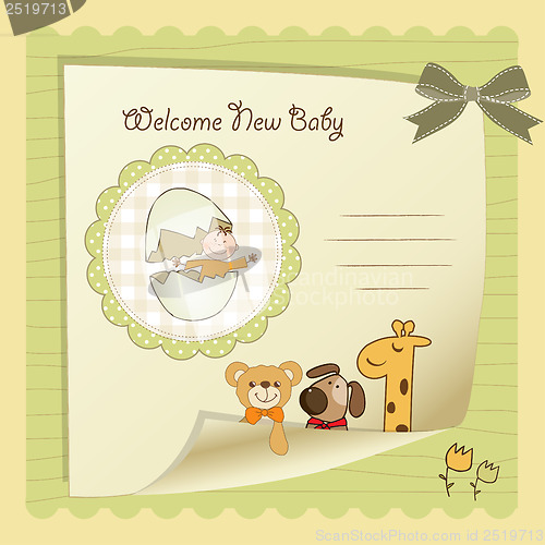 Image of baby shower card