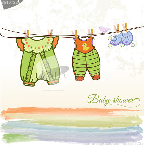 Image of baby shower card