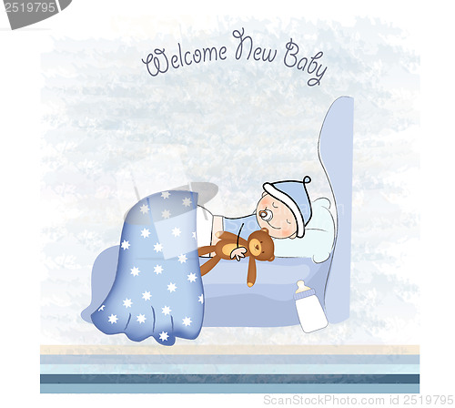 Image of welcome new baby boy