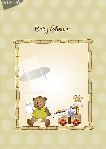 Image of baby shower greeting card
