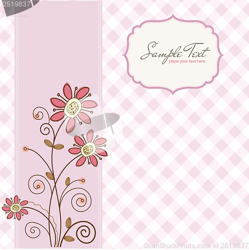 Image of seamless pattern background with flowers