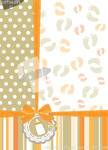 Image of baby shower announcement