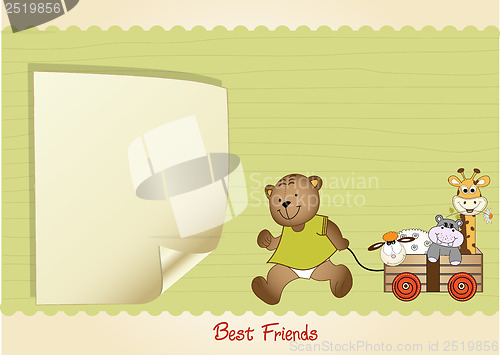 Image of baby shower greeting card