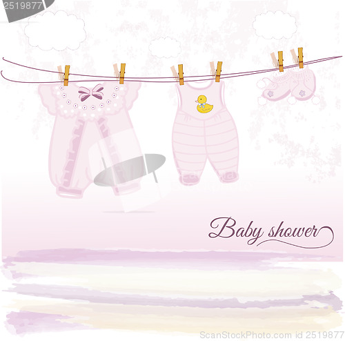 Image of baby shower card